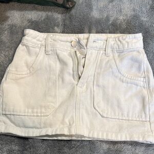 SHEIN White Mini Skirt